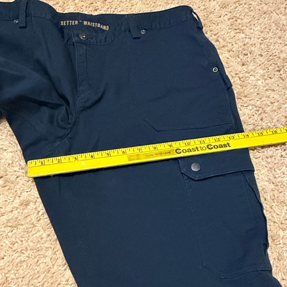 Duluth Trading Navy Women’s Utility Work Pants Curvesetter Waistband Size 18x33 - Picture 12 of 14